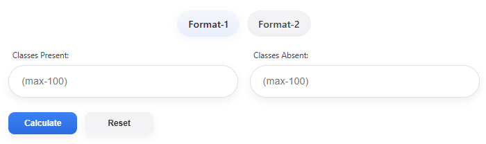 Vit Attendance Calculator  format 1