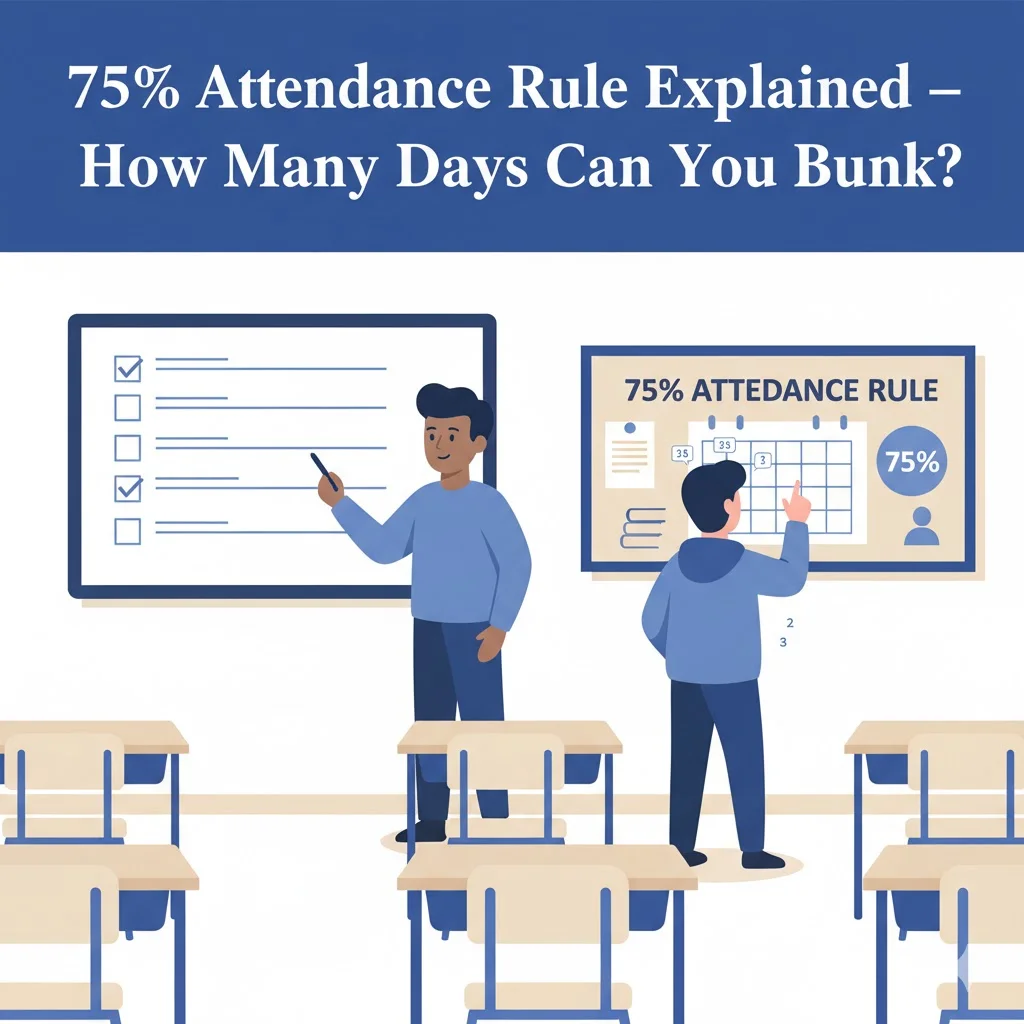 75% Attendance Rule Explained: How Many Days Can You Bunk in College?